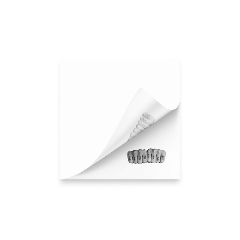 Crab Crew Knuckles Sticky Notes