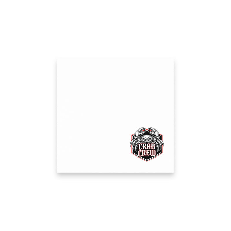 Crab Crew Classic Sticky Note pads