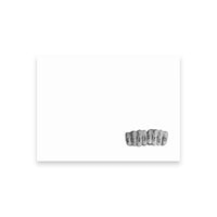 Crab Crew Knuckles Sticky Notes