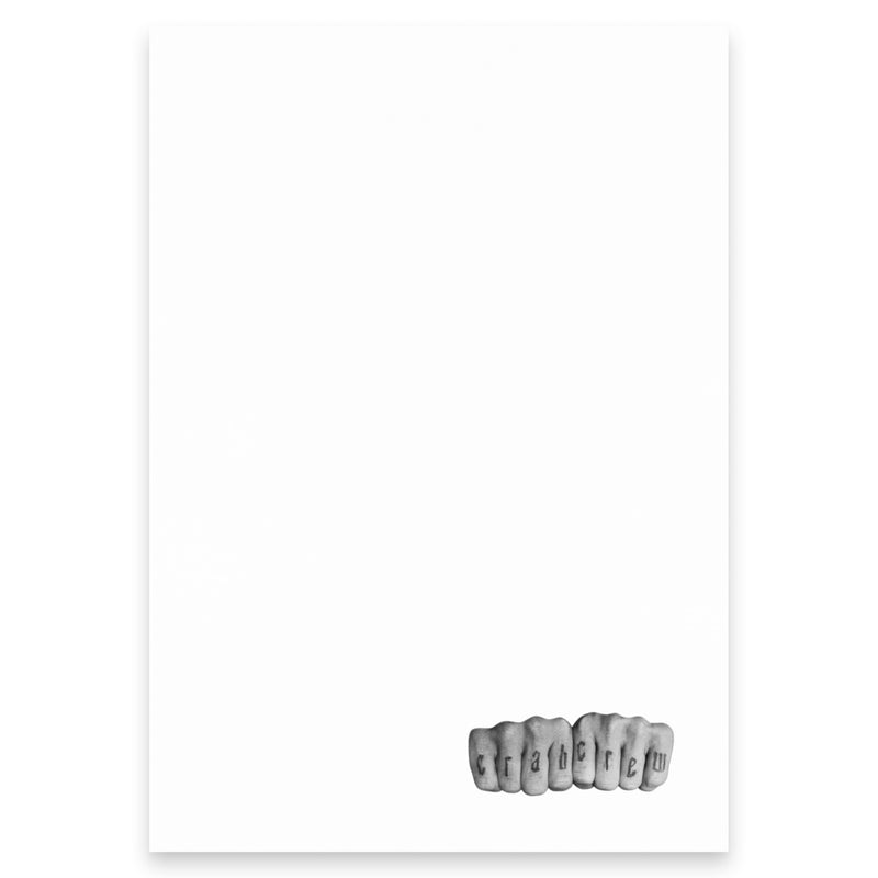 Crab Crew Knuckles Sticky Notes