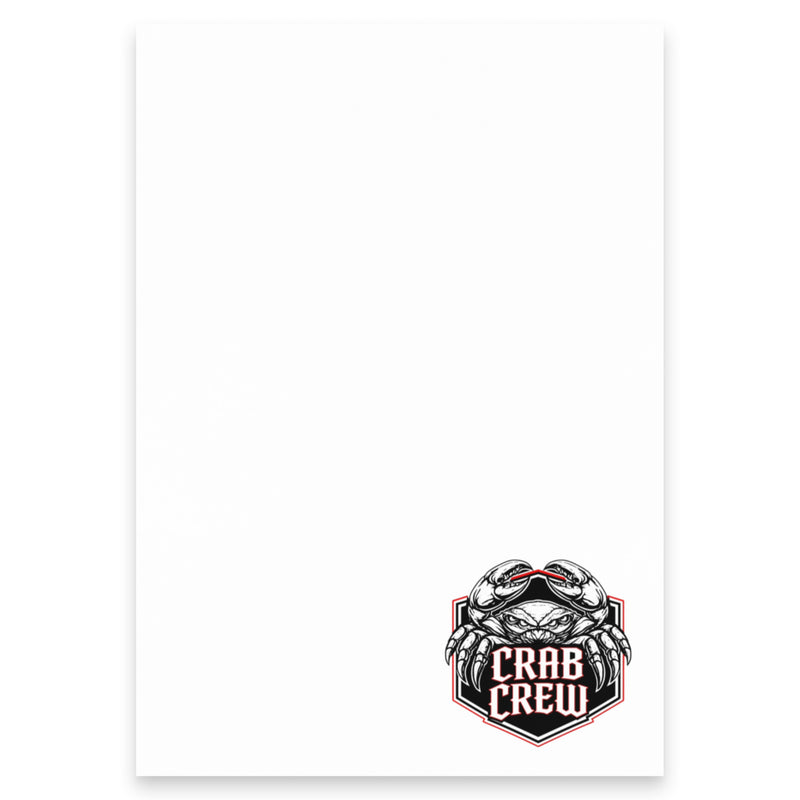 Crab Crew Classic Sticky Note pads