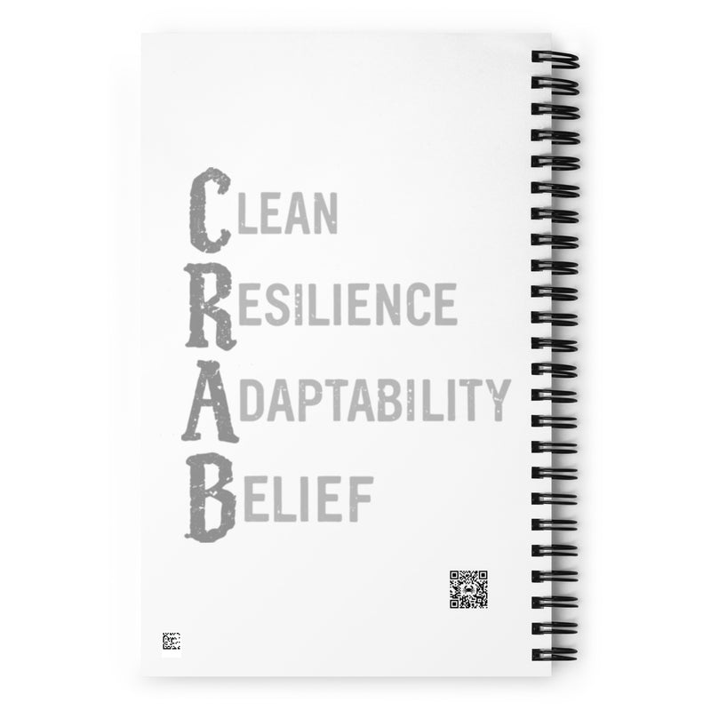 DUAL SIDED Crab Crew Knuckles Notebook