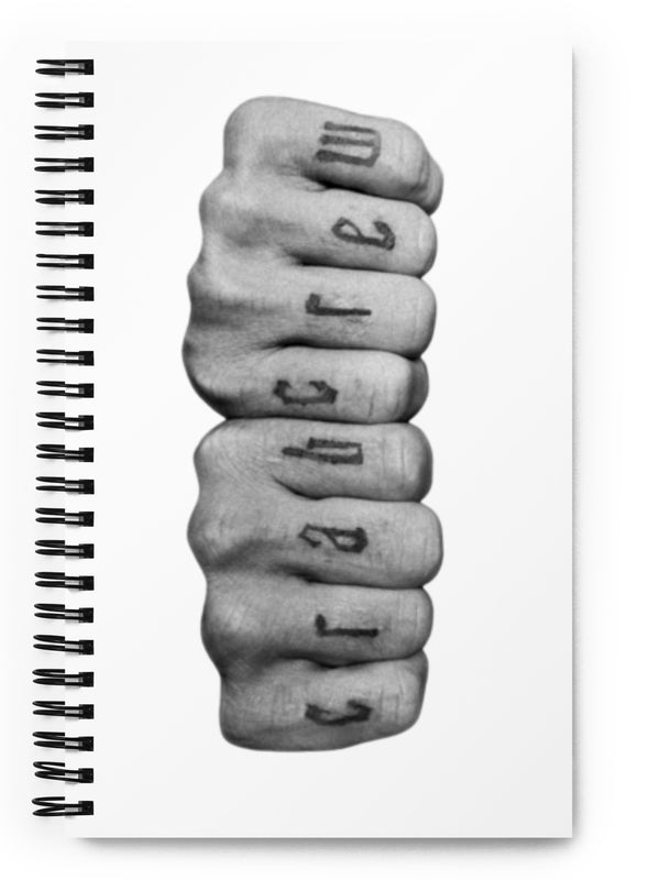 DUAL SIDED Crab Crew Knuckles Notebook